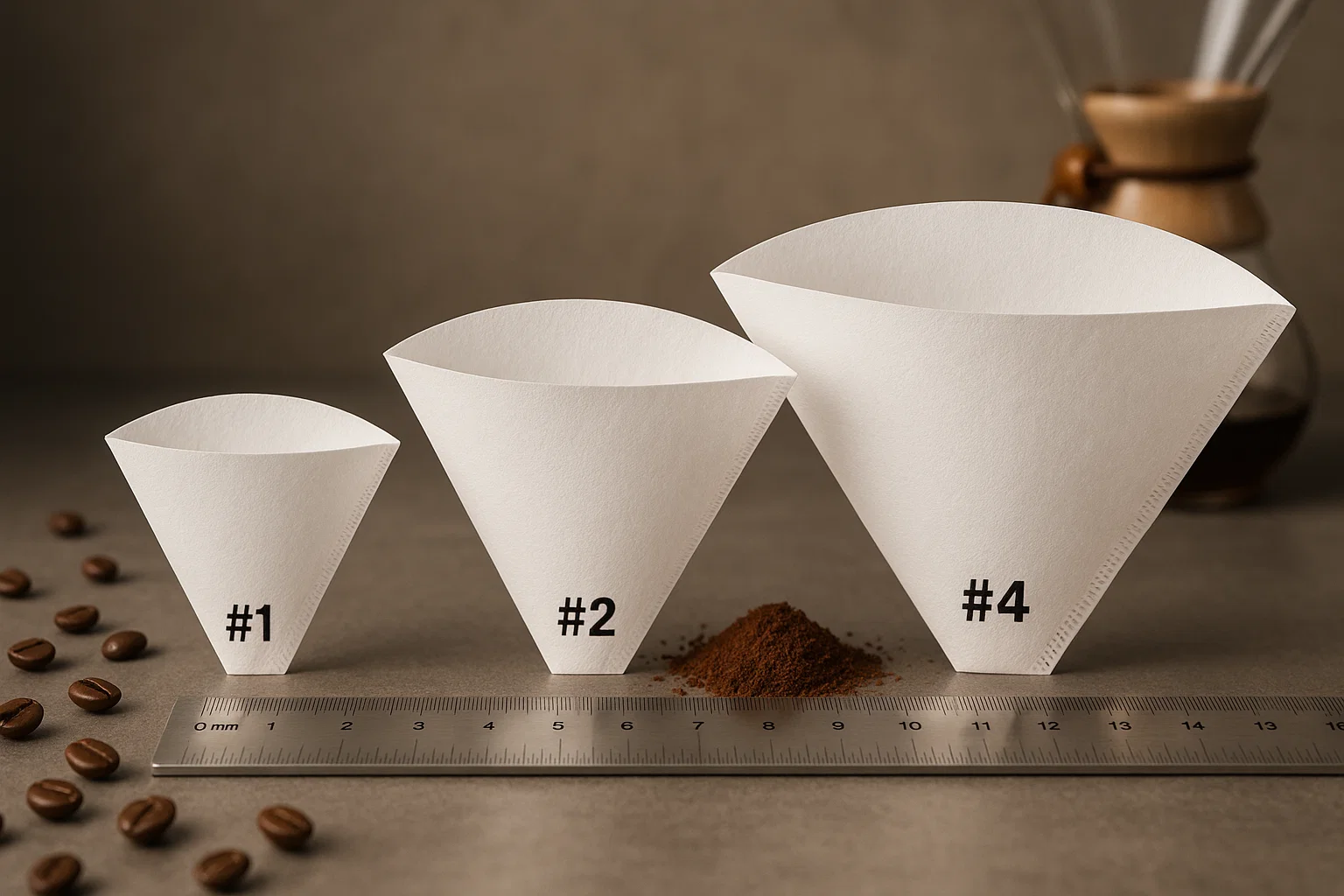 Coffee Filter Sizes and Types