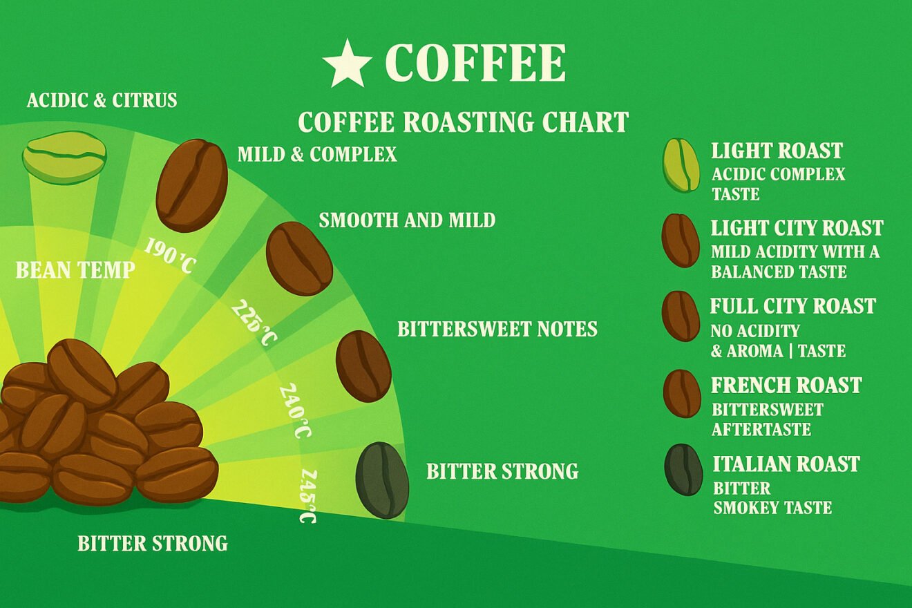 Understanding Coffee Roasting Chart FNB Coffee Understanding Coffee Roasting Chart FNB Coffee
