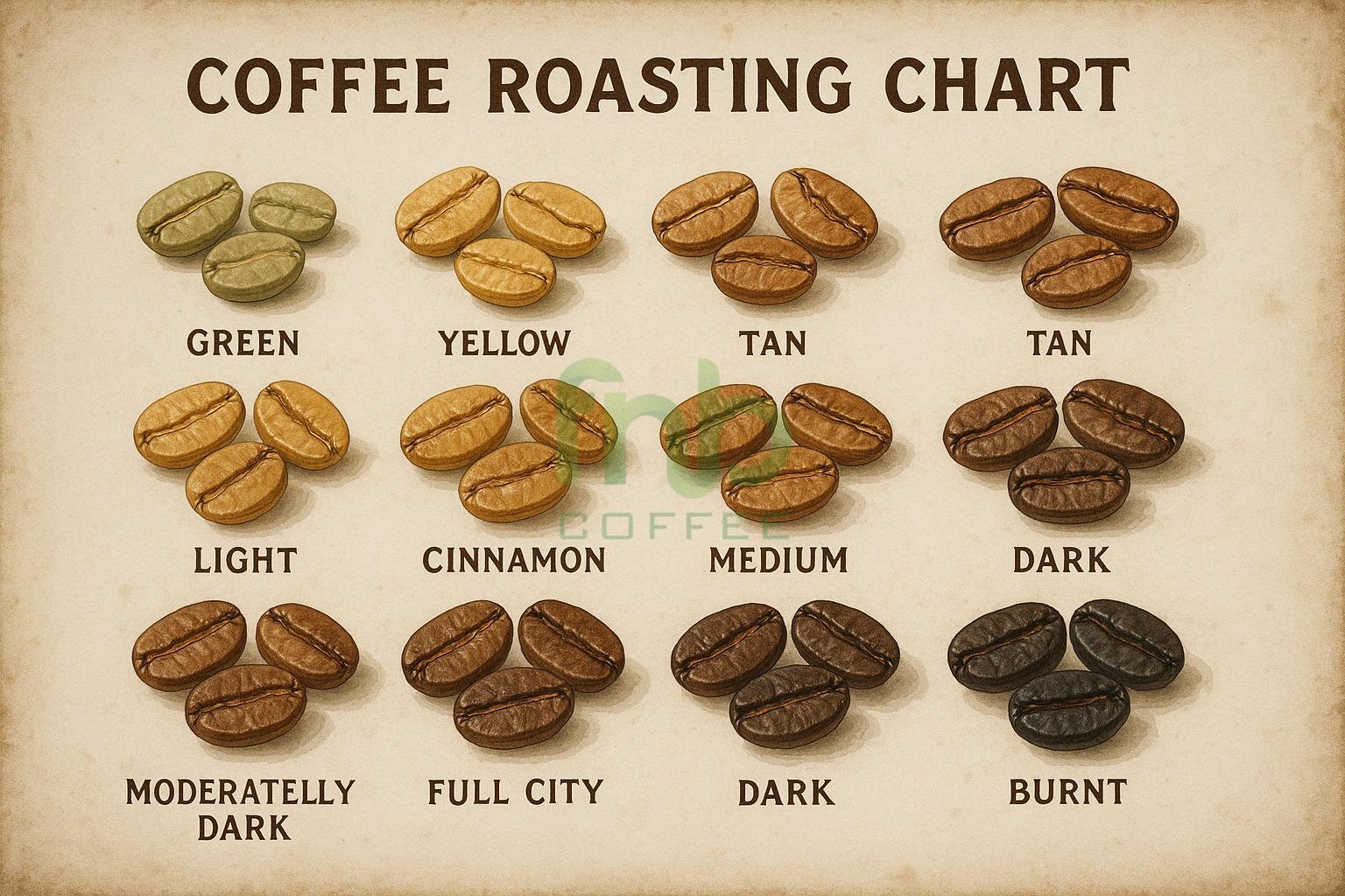 Roasting Coffee Chart