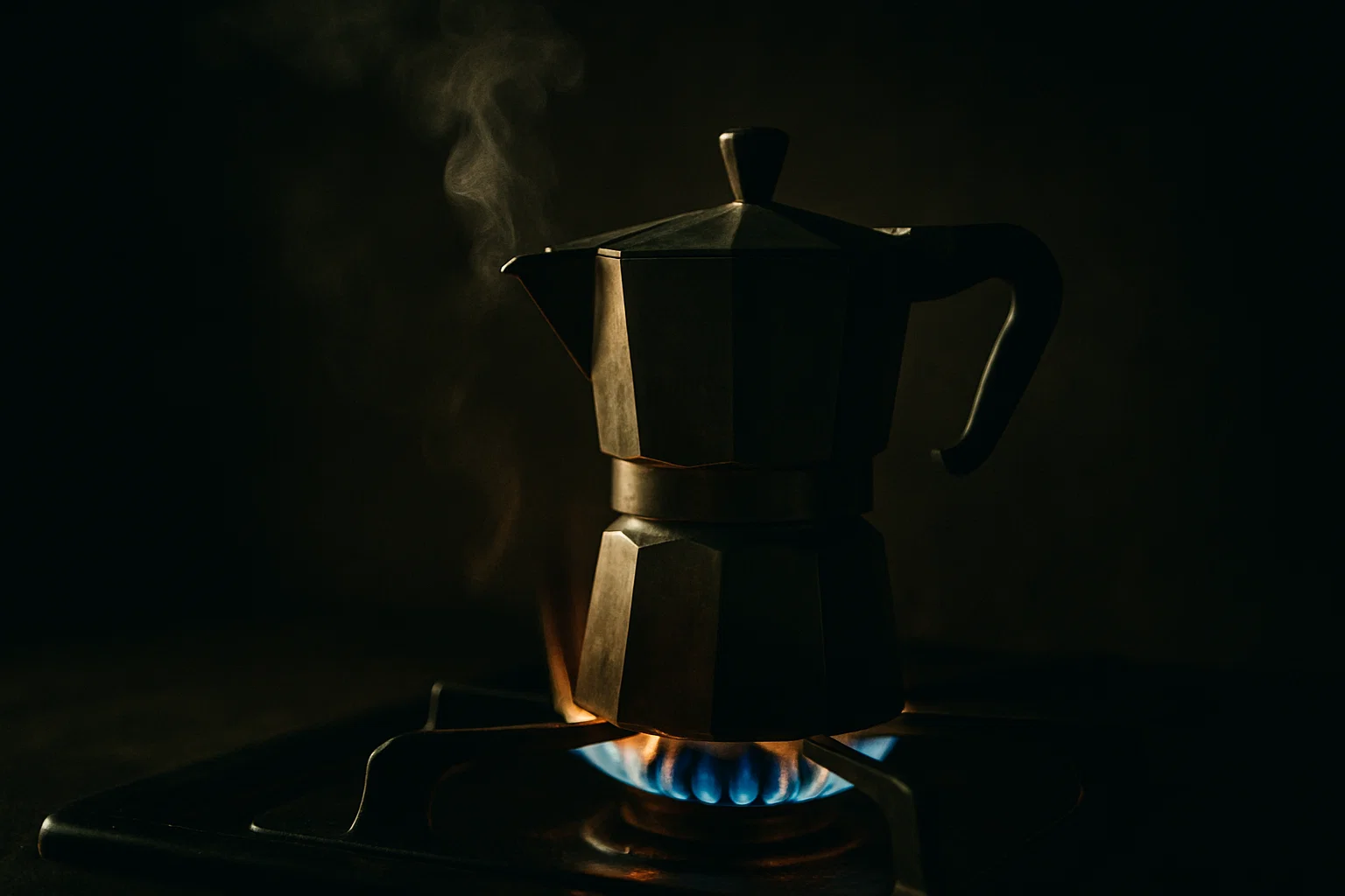 Making espresso with Mokapot