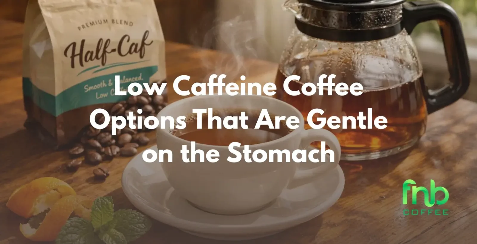 Low Caffeine Coffee Options That Are Gentle on the Stomach