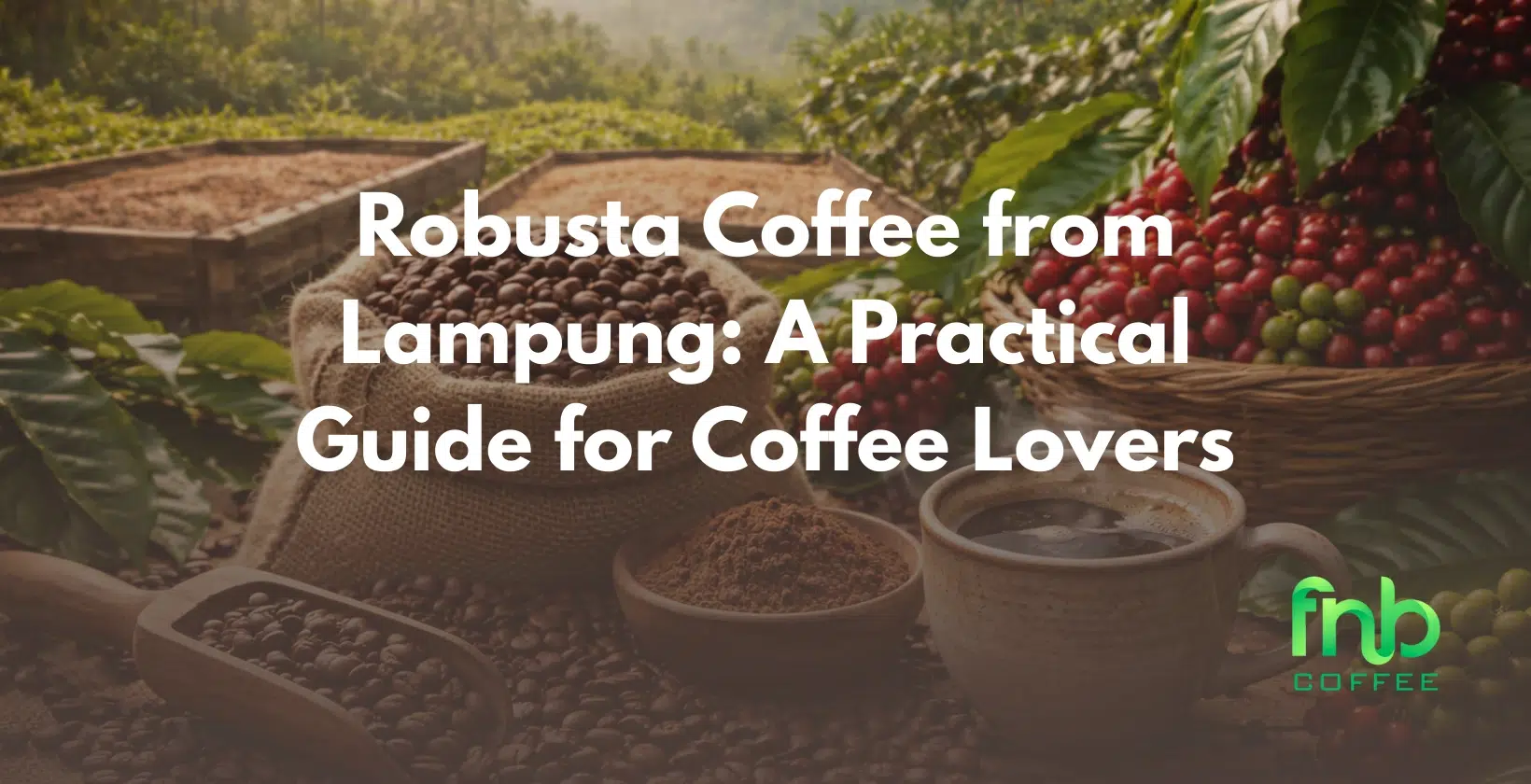 A practical guide for coffee lovers featuring roasted Robusta coffee from Lampung.