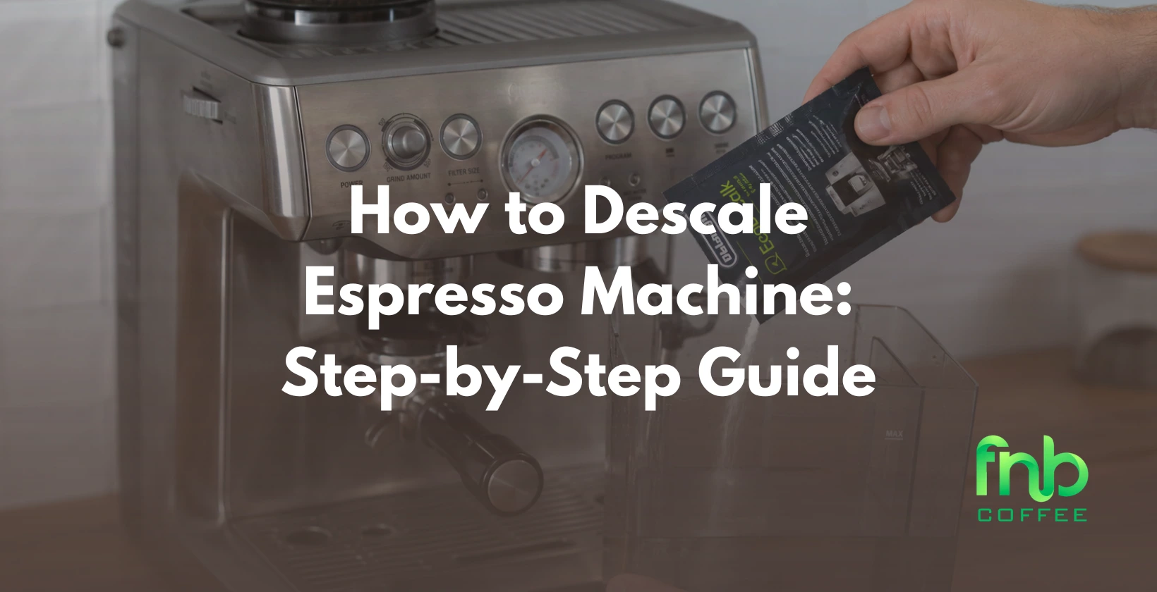 how to descale espresso machine